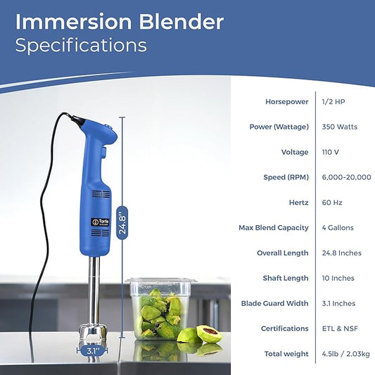 Light Duty 350W 10" Immersion Blender