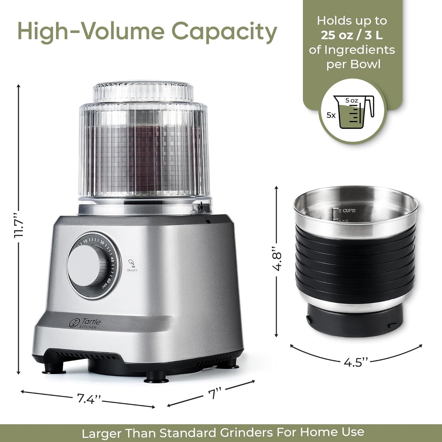 Commercial Electric Spice Grinder – 750W