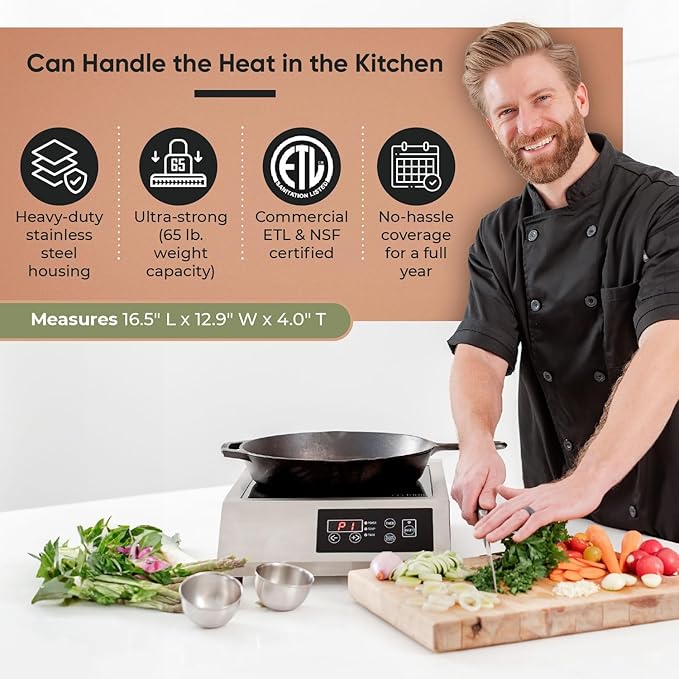 Commerical 3400W 240V Induction Cooktop Burner