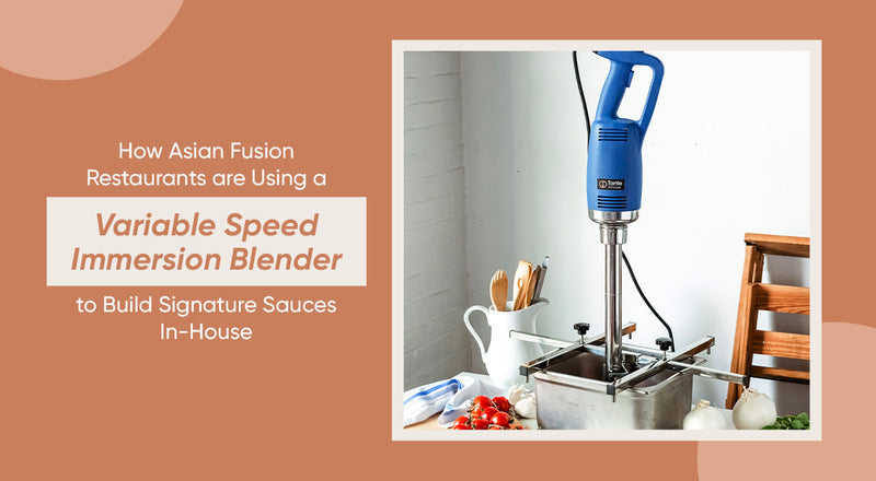 "Variable speed immersion blender for restaurants "