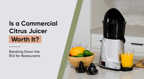 Commercial citrus juicer