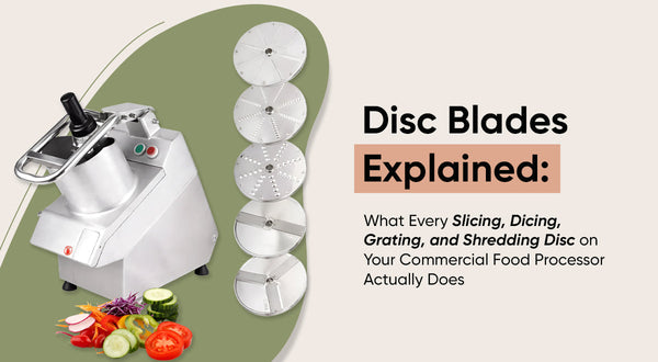 Food processor disc blades explained commercial kitchen