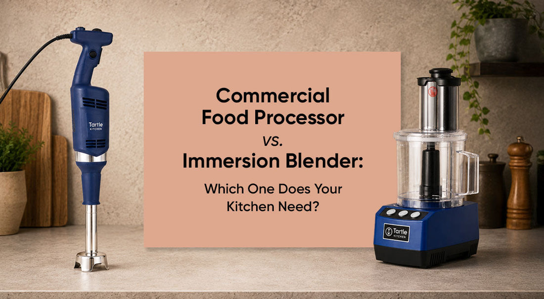 Commercial Food Processor vs. Immersion Blender