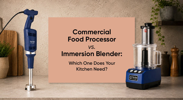 Commercial Food Processor vs. Immersion Blender