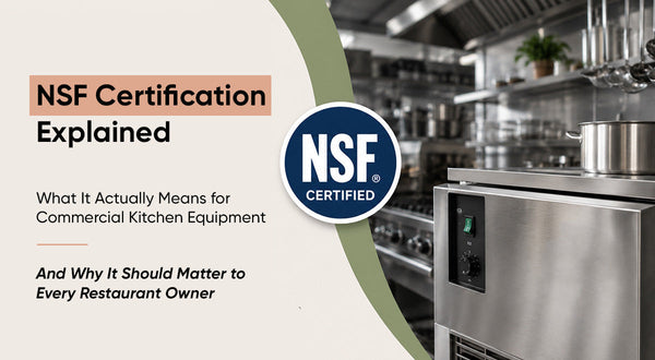 NSF certification commercial kitchen equipment