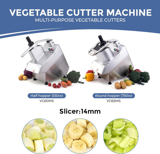 Vegetable Chopper Half Hopper - Slicing 14mm Replacement Disc
