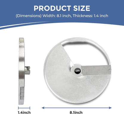 Vegetable Chopper Half Hopper - Slicing 14mm Replacement Disc