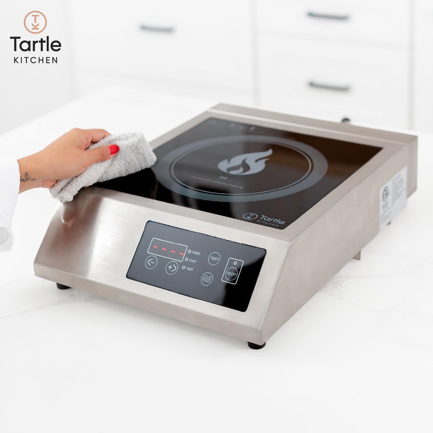 Commerical 3400W 240V Induction Cooktop Burner