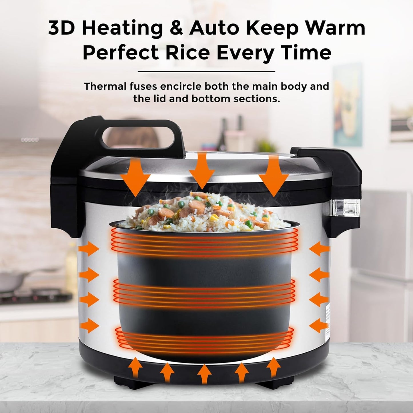 Commercial Stainless Steel Rice Cooker