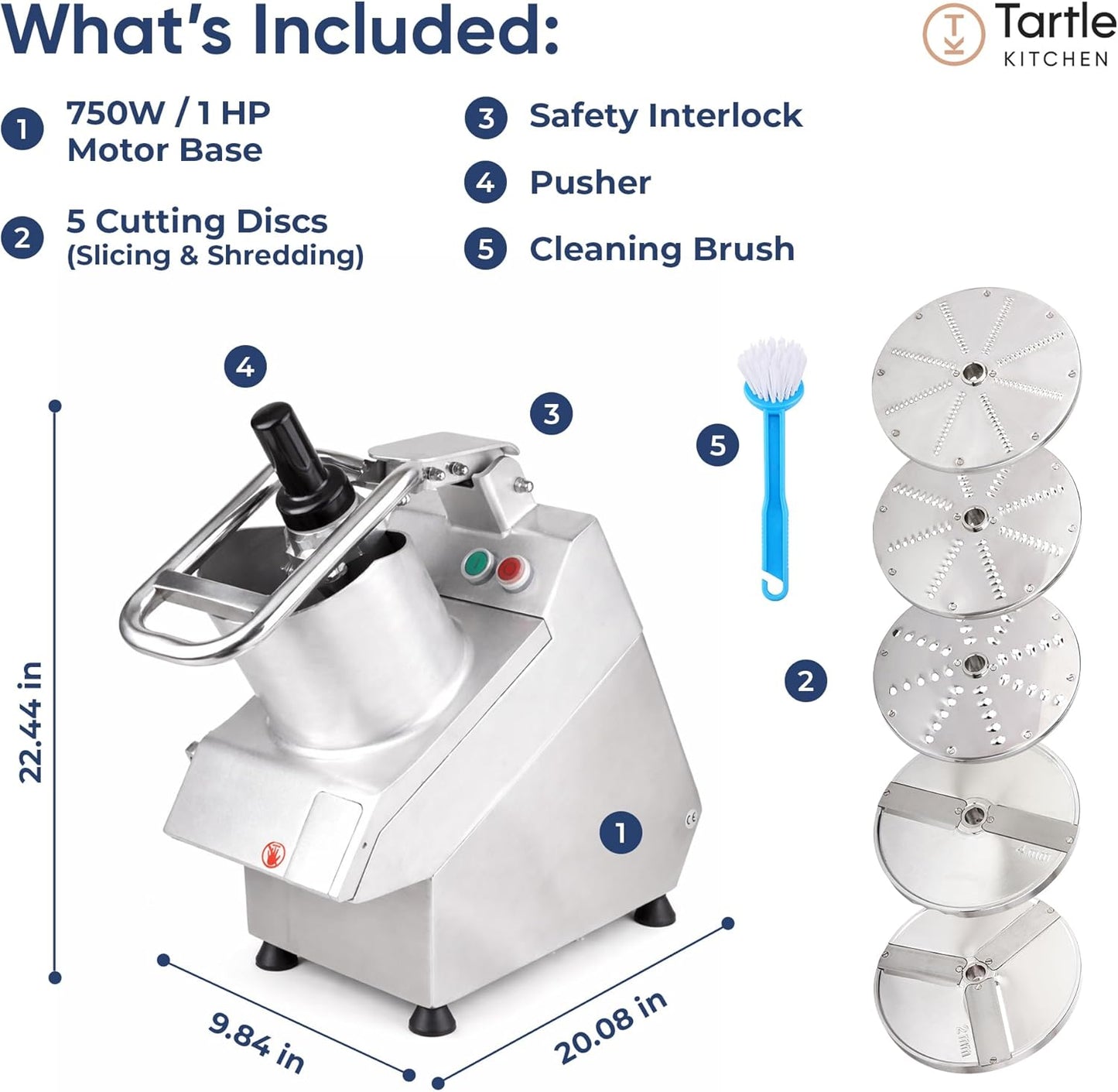 Heavy Duty Vegetable Chopper - 750W