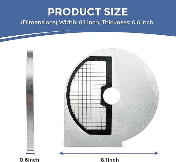 Vegetable Chopper Half Hopper - Dicing Replacement Disc
