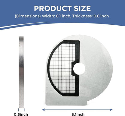 Vegetable Chopper Half Hopper - Dicing Replacement Disc