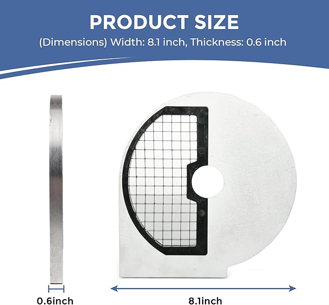 Vegetable Chopper Half Hopper - Dicing Replacement Disc