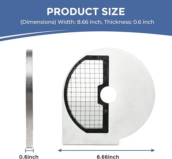 Vegetable Chopper Half Hopper - Dicing Replacement Disc