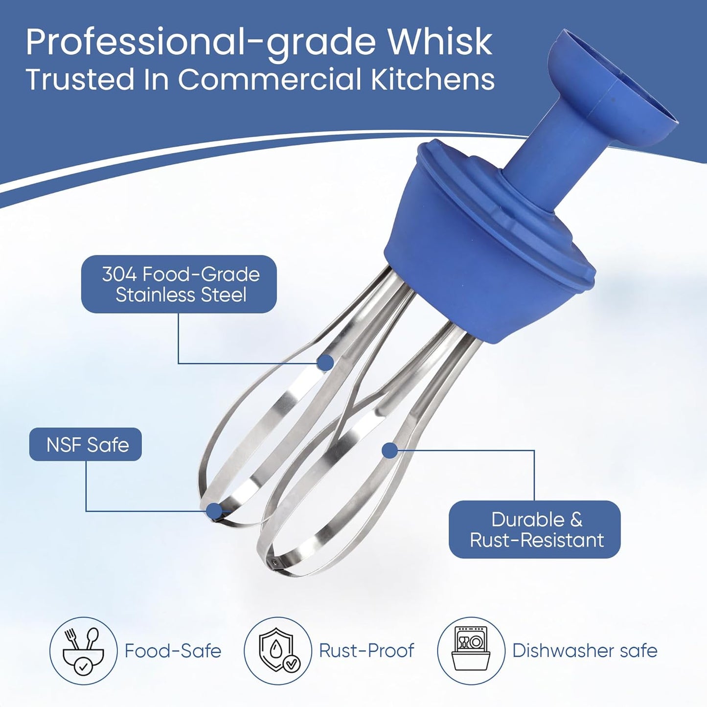 Light Duty Immersion Blender Whisk Attachment