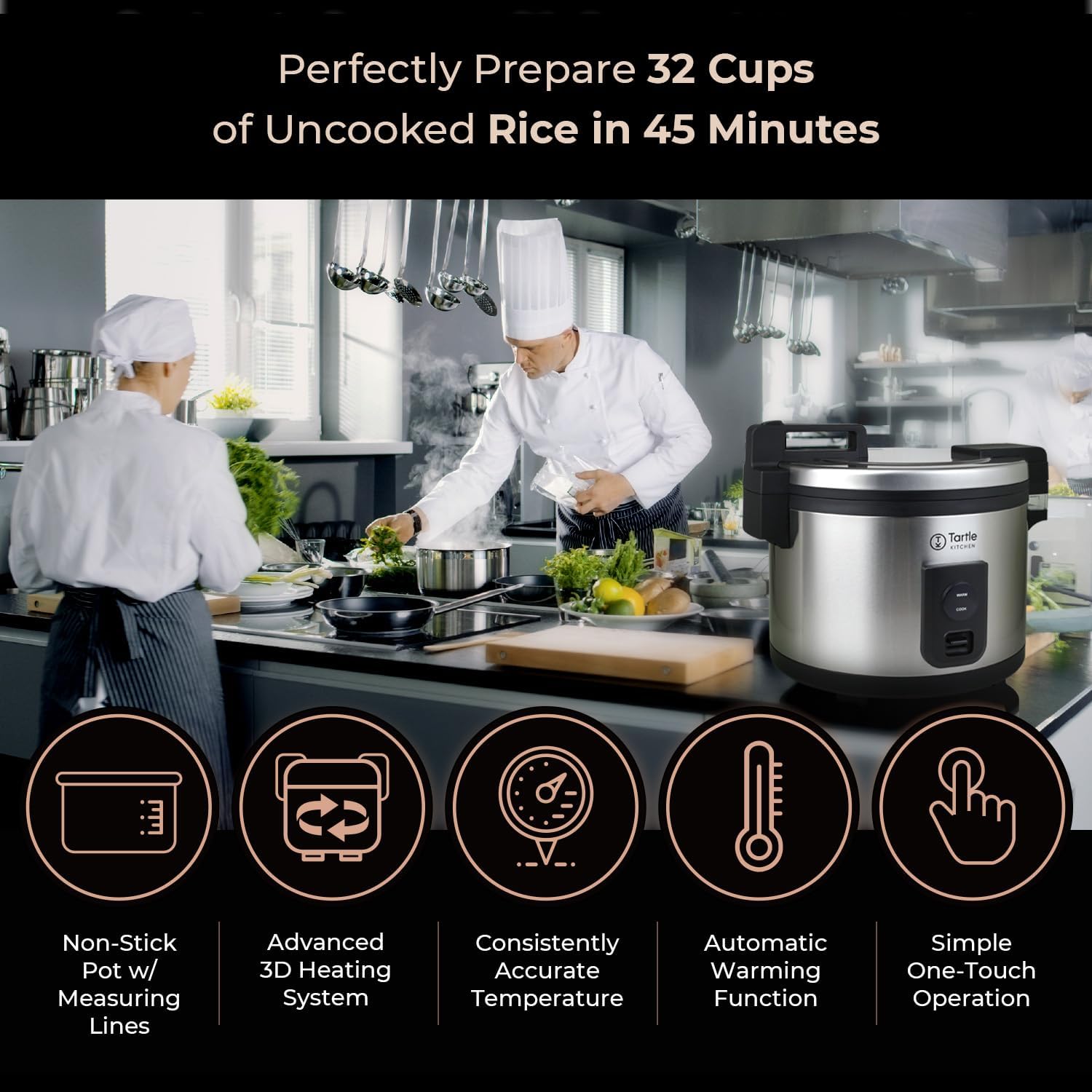 Commercial Stainless Steel Rice Cooker