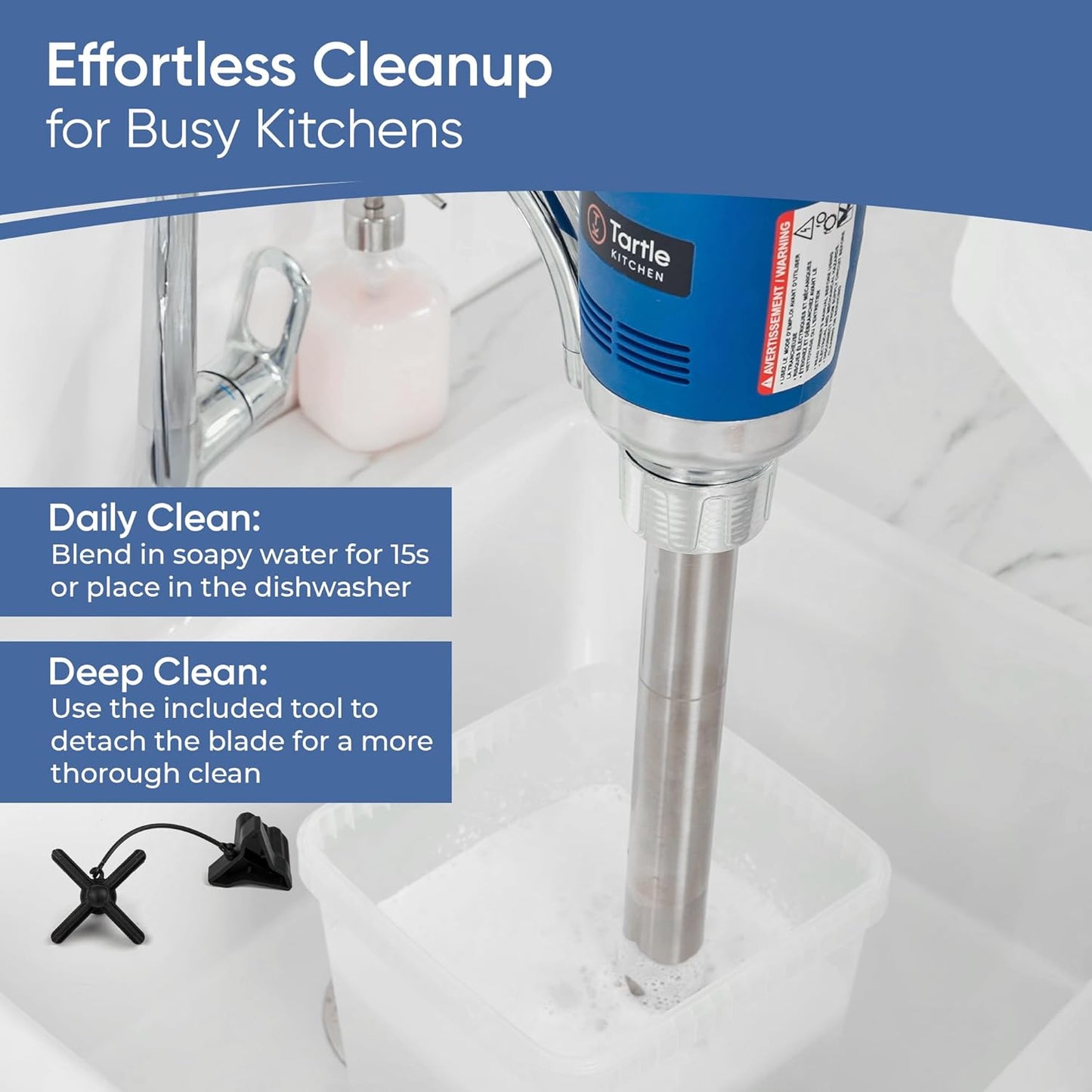 Extra Heavy Duty 750W Immersion Blender