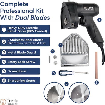 Commercial Grade Electric Kebab Gyro Slicer