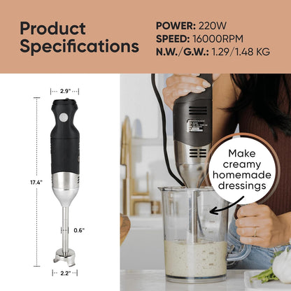 Light Duty 220W 7" Immersion Blender