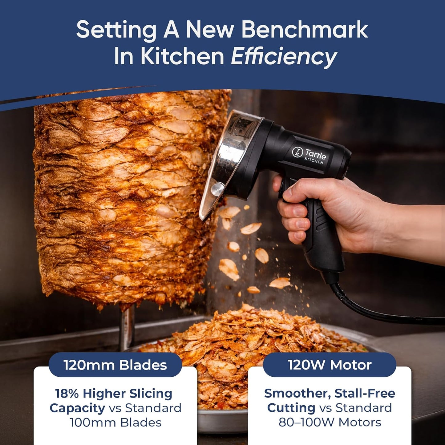 Commercial Grade Electric Kebab Gyro Slicer