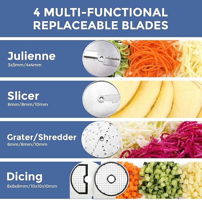 Vegetable Chopper Half Hopper - Dicing Replacement Disc