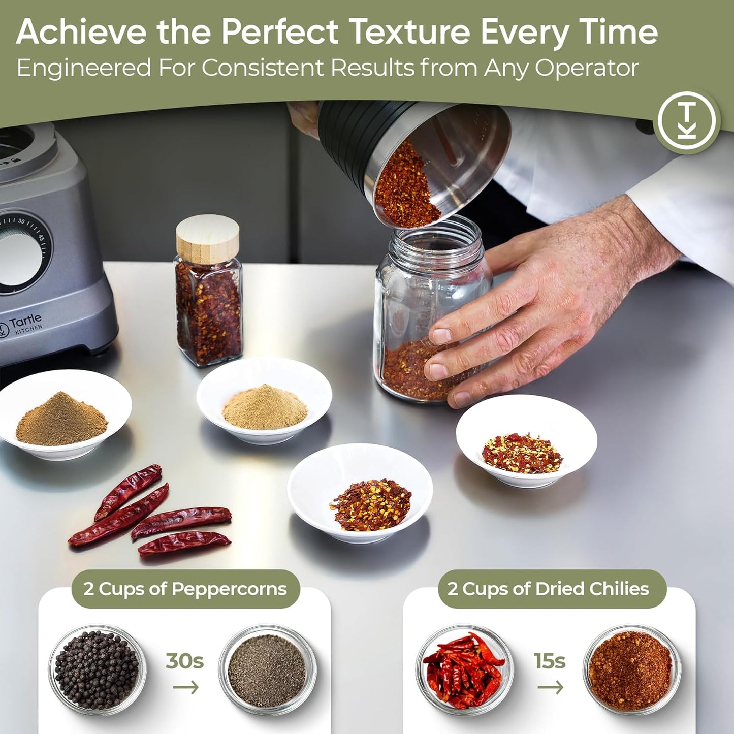 Commercial Electric Spice Grinder – 750W