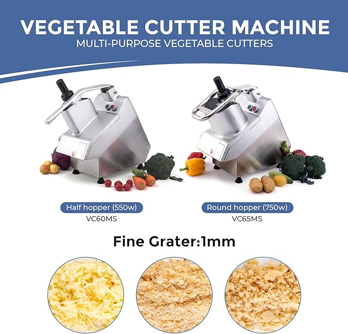 Vegetable Chopper - Cheese Grater Disc (Half & Round Hopper)